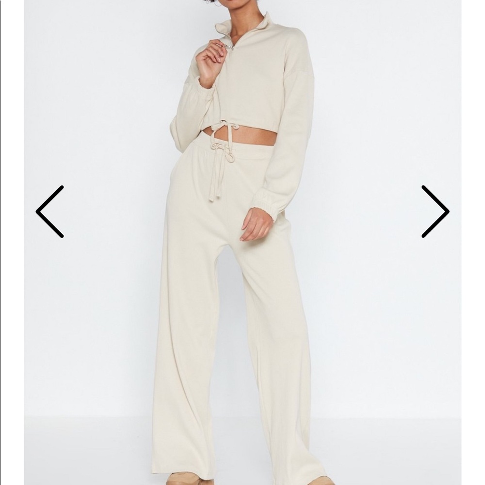 Nasty Gal jogger and top set